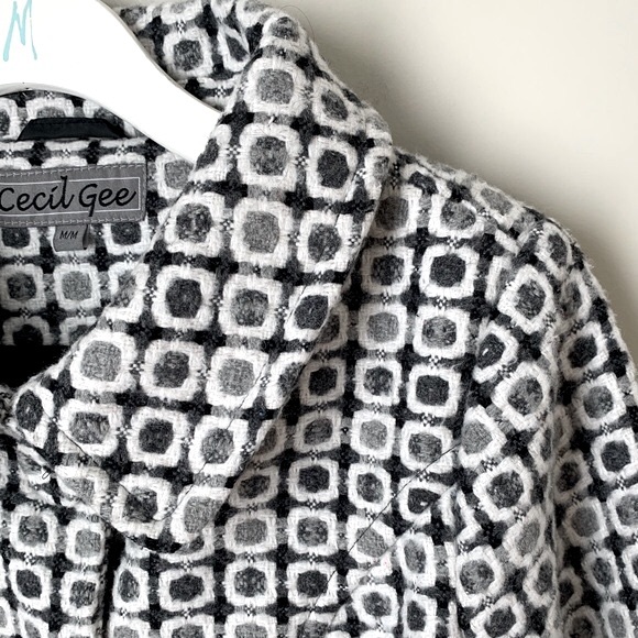 Vintage Cecil Gee size M wool coat - Picture 4 of 13